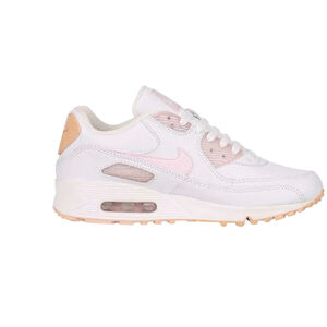 NIKE Wmns Air Max 90 White Pink Leather Retro Women's 10 1990